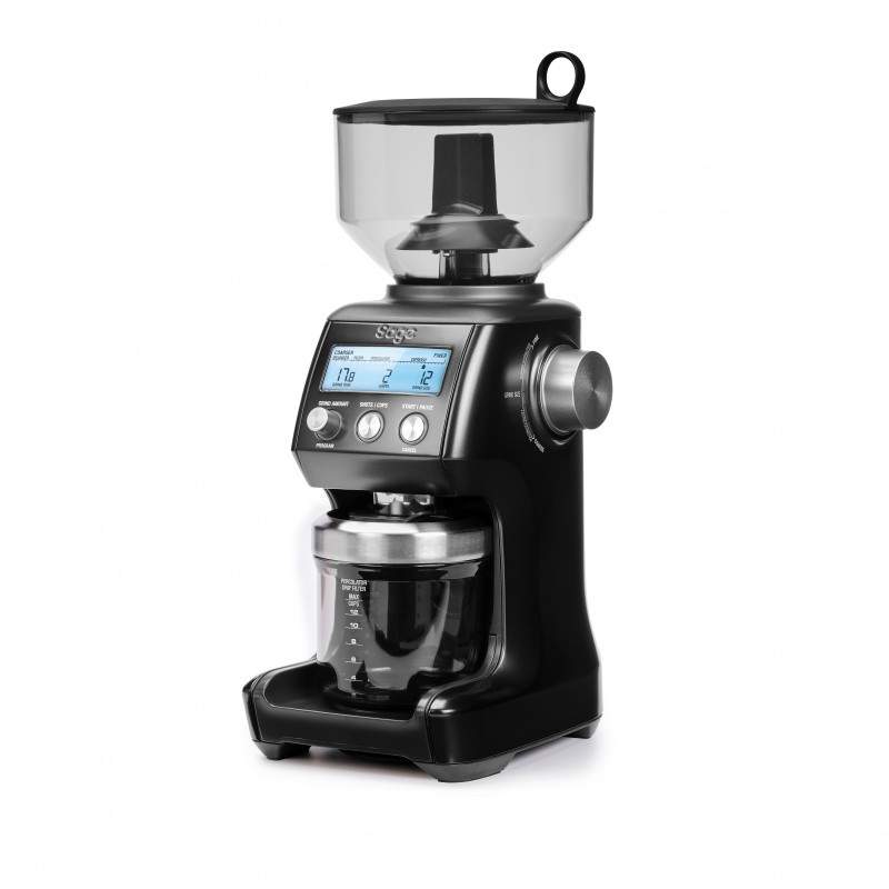 Breville The Smart Grinder Pro Coffee Grinder, Black Stainless Steel