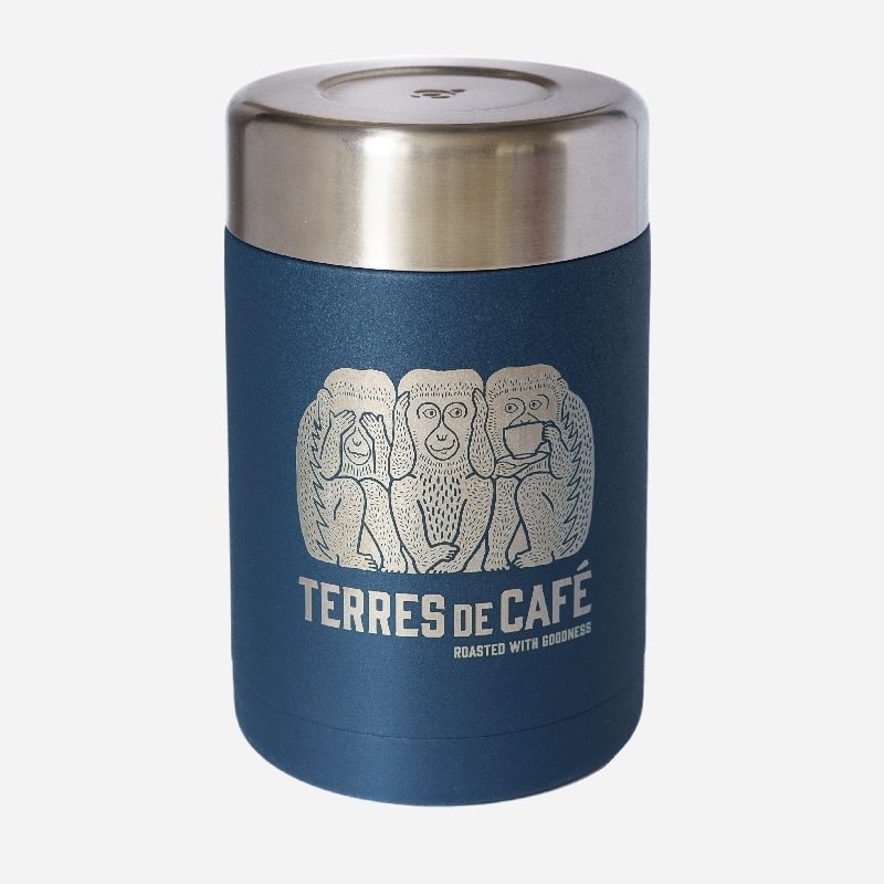 Boîte Hermétique Terres de Café 600g - Bleu Accessoires Café