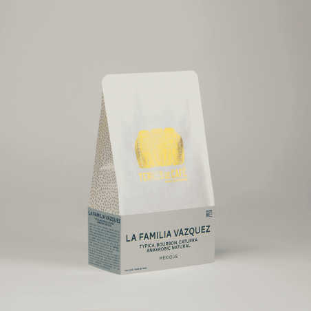 Specialty coffee by Terres de Café - Café La Familia Vasquez - Typica, Bourbon, Caturra, Anaerobic Natural -150g