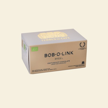café de spécialité Terres de café - Capsules Bob-o-Link Bio x 10