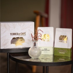 Specialty coffee by Terres de Café - Decaffeinated duo coffee box