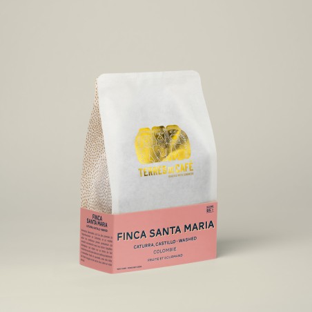 Specialty coffee by Terres de Café - Coffee Finca Santa Maria Caturra - Washed