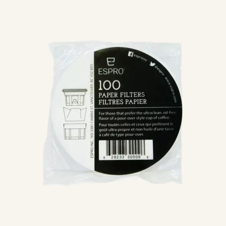 100 filtres pour TravelPress ESPRO Les filtres à café