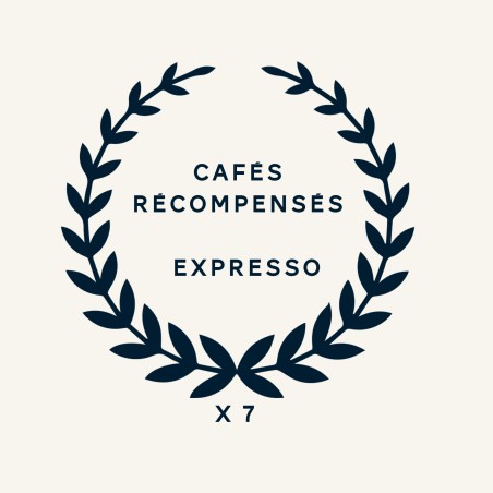 café de spécialité Terres de café - Lot EXP cafés récompensés x7