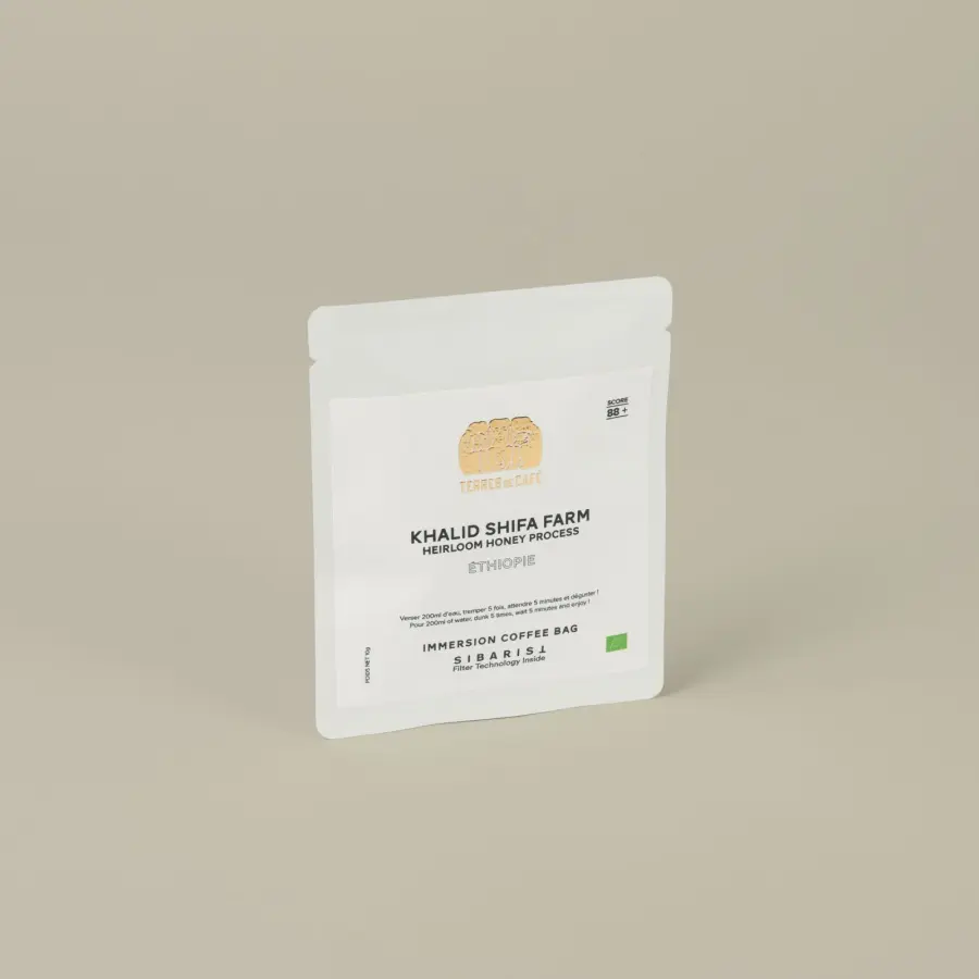 Café de spécialité | Immersion Coffee Bag 5 sachets - TDC x Sibarist Ethiopie KSF Honey | Terres de Café