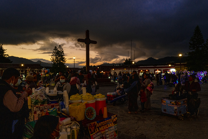 San Cristobal de Las Casas. Place du marché